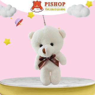 Gấu bông teddy mini gấu teddy nhồi bông dễ thương dùng làm quà tặng gói hoa làm móc khoá siêu dễ thương