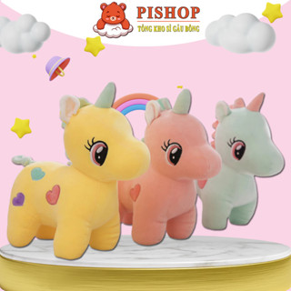  Ngựa Bông Pony Cao Cấp ,Thú Nhồi Bông Đồ Chơi Hình Chú Ngựa Bé Nhỏ Siêu Mềm Mịn 