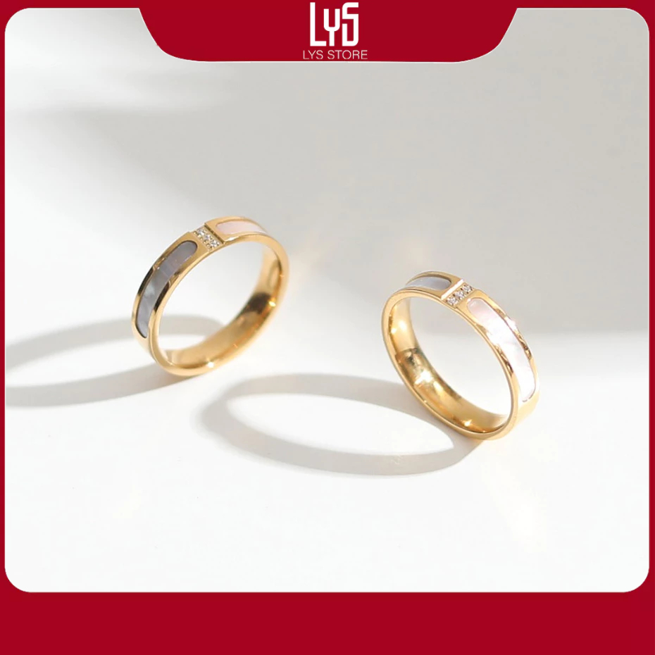 Nhẫn Nam Nữ Lys Band Nirvana Gold Ring 8021GG Fullbox - Trang Sức Cao Cấp