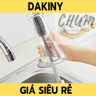 cây cọ rửa cốc, chai lọ đa năng silicon