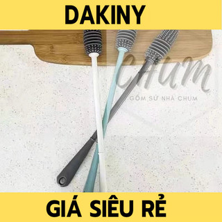 cây cọ rửa cốc, chai lọ đa năng silicon