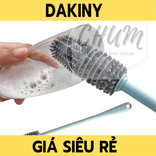 cây cọ rửa cốc, chai lọ đa năng silicon