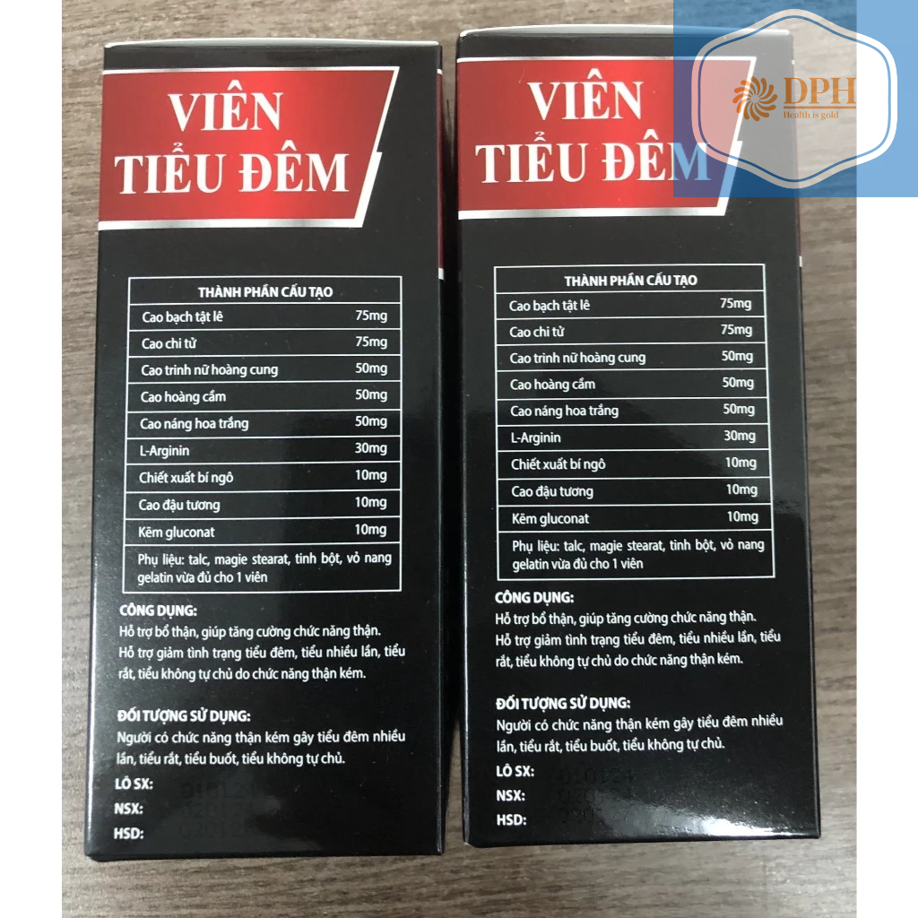 VIÊN TIỂU ĐÊM_30 VIÊN_HỖ TRỢ BỔ THẬN_GIẢM TIỂU ĐÊM, TIỂU NHIỀU LẦN, TIỂU RẮT