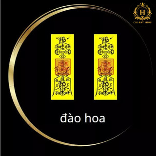 Linh phù vàng đào hoa tình duyên -