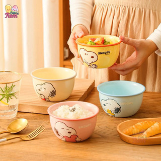 Chén sứ hình chú cún Snoopy đáng yêu, chén đĩa cao cấp hình hoạt hình Cute by Kem