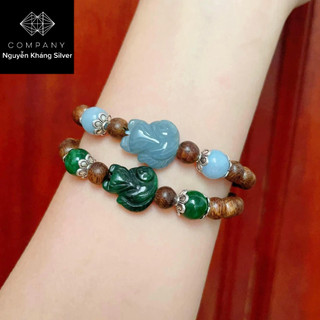 Vòng tay trầm tốc mix hồ ly