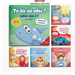Sách - Combo 6 cuốn Ehon Màu sắc, Ehon Hình khối, Ehon Nhận biết