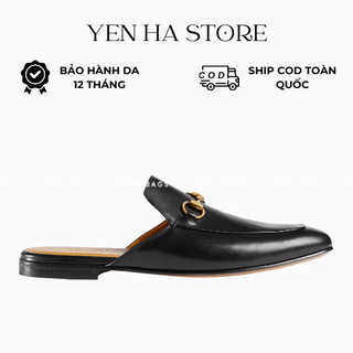 Giày sục nam GC màu đen da thật full size 38-43