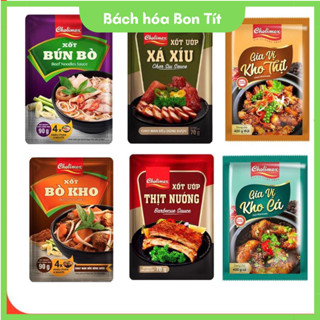[Đơn 249k tặng sốt chấm thịt] Gói Xốt/ SốtThịt Nướng / Sốt Bò Kho, Sốt Xá Xíu/ Kho Thịt Cholimex / Chinsu/ Ottogi