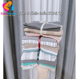 Set 4 khăn tắm xuất khẩu ,hàng mỹ cực xịn KoHK's