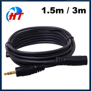 Dây nối dài loa 1 âm 1 dương, tai nghe 1.5m jack 3.5mm - ht