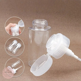 Lọ Chiết Nước Tẩy Trang, Toner Có Nút Nhấn (100ml/150ml/200ml) - Chai Chiết Mỹ Phẩm tiện lợi dễ sử dụng 88821