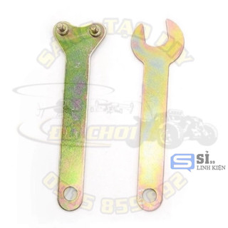 Cờ lê chỉnh máy cắt mài cầm tay, tay mở máy mài 2 chấu, khóa mở lưỡi cắt mài 100mm
