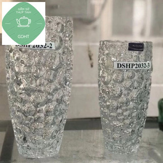 [Bao bể vỡ] Lọ hoa thủy tinh decor 25CM cao cấp, bình hoa trang trí Bắc Âu độc đáo sang trọng