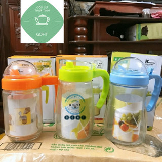 Bình Thủy Tịn Đựng Dầu Ăn, Nước Mắm, Xì Dầu, Mật Ong Tự Động Mở Nắp Khi Rót 550ML