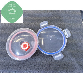 Nắp nhựa hít chân không- Nắp Đậy Thức Ăn Hình Tròn Bằng Nhựa Trong Suốt