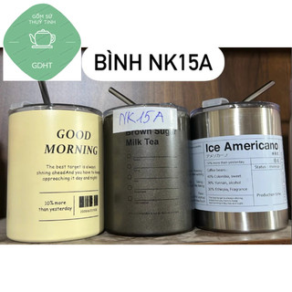 Bình nước giữ nhiệt 300ml kèm ống hút