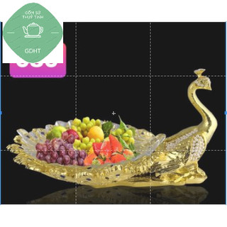 KHAY ĐỰNG HOA QUẢ CHIM CÔNG CAO CẤP