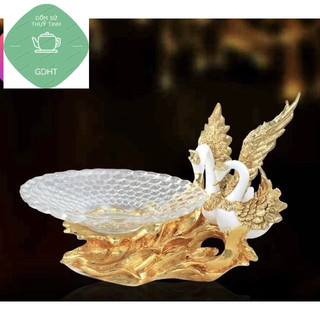 KHAY ĐỰNG HOA QUẢ CHIM CÔNG CAO CẤP