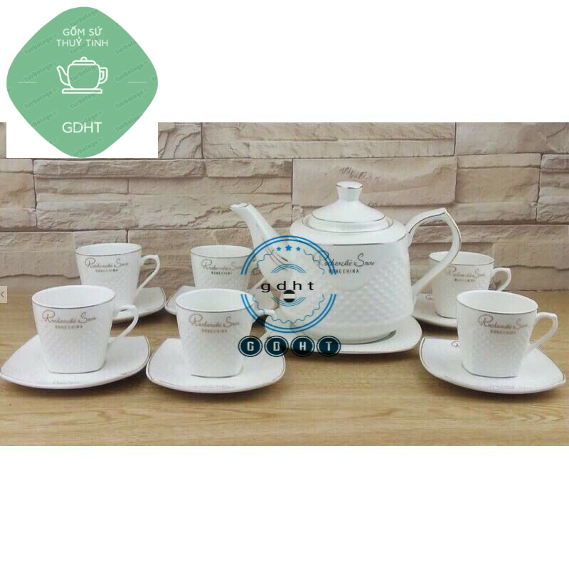 tách ấm chén sứ xương cao cấp