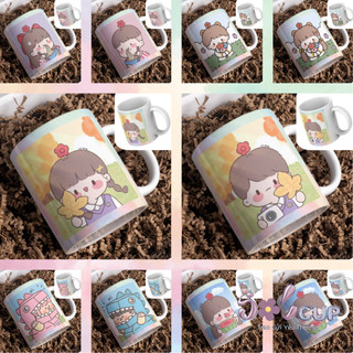 Ly Sứ Cặp Đôi, Tình Yêu Cute Dễ Thương, Cốc Sứ Uống Nước Couple Quà Tặng Người Yêu, Valentine Độc Đáo Ý Nghĩa