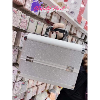  Cốp đựng đồ trang điểm cốp nhôm nhũ kim tuyến đựng đồ nail phun xăm 