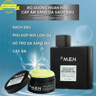 [Chính Hãng] Combo Sữa Tắm Trắng Da Nam The Men Detox Body Whitening Gel 400ml