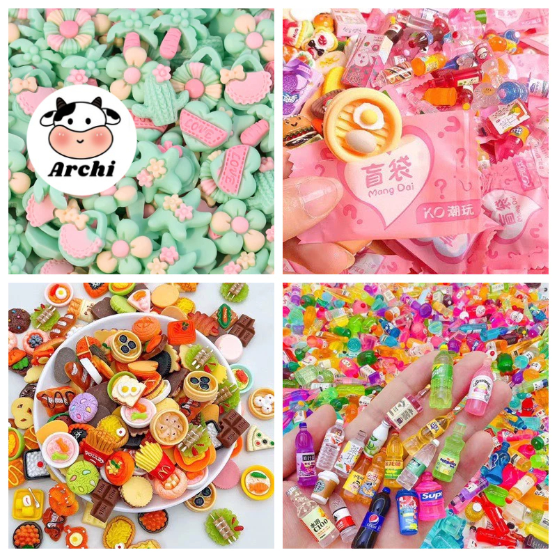 Sticker charm 3D silicon kẹo trang trí Amy cute siêu rẻ (không sẵn keo)