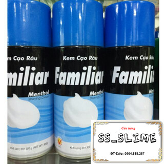 Kem cạo râu Familiar ( nguyên liệu slime)
