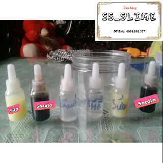 Combo hương liệu làm slime ( 7 mùi )