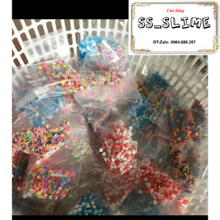 Hạt cốm giả trang trí slime ( nguyên liệu làm slime)