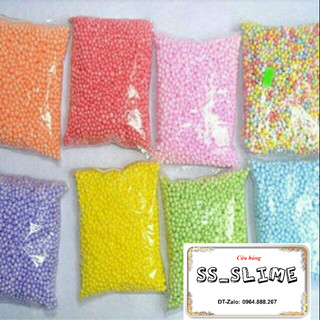 Xốp nhiều màu siêu xinh cho vào làm slime xốp