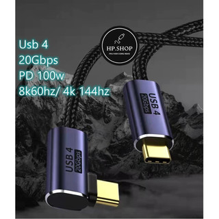 Cáp type-c chip e-marker sạc 100w, xuất hình 8k60hz, dữ liệu 20gbps