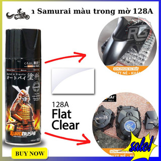 Sơn Samurai Phù Mờ 128A Chuyên Dùng Cho Xe Máy, Sơn Xịt 400ml