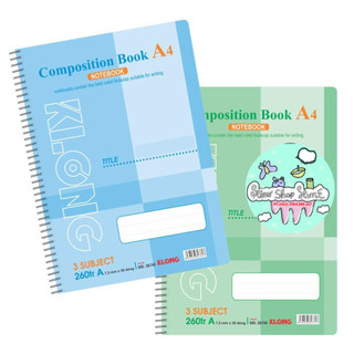 [sỉ ib] Sổ lò xo Klong Composition Book - 260 trang; MS 381M