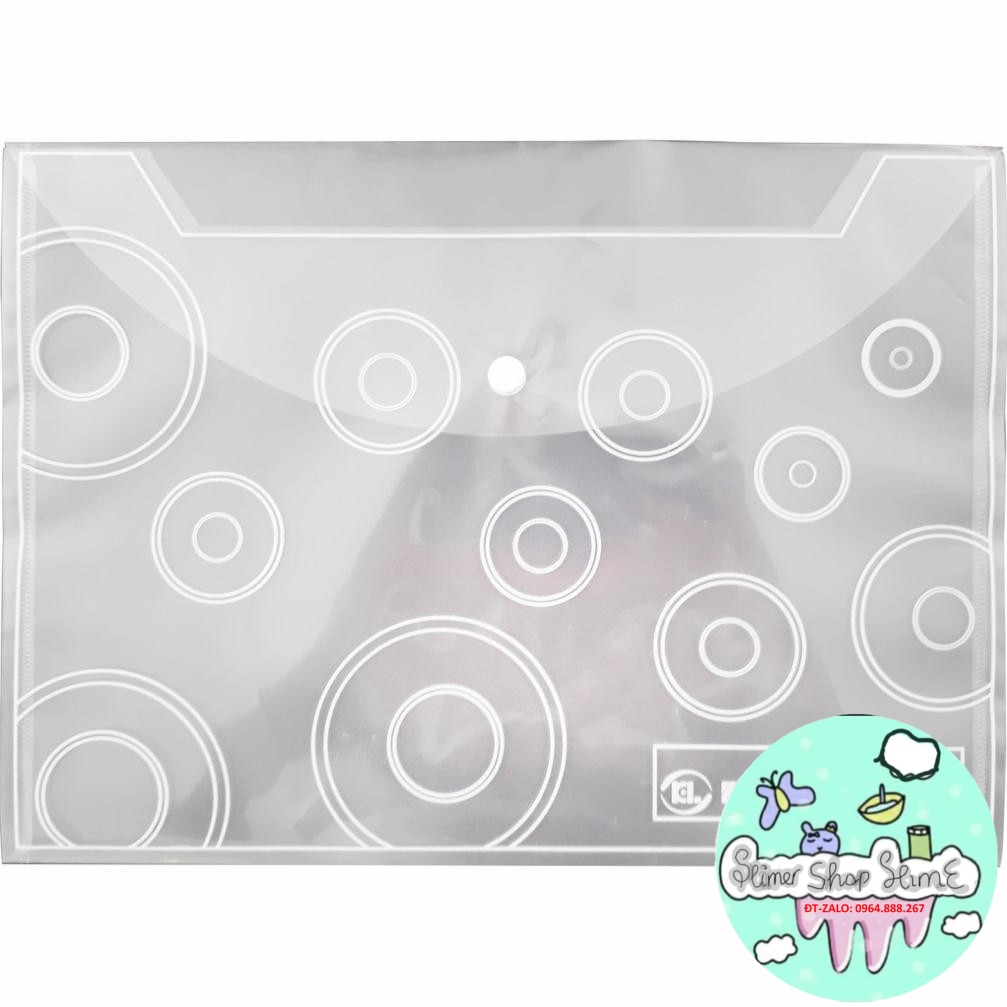 [sỉ ib] Túi Clear Bag A4 độ dày 0,08 mm; MS 404