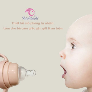 BÌNH SỮA CỔ HẸP KICHI 140ML,200ML,260ML.