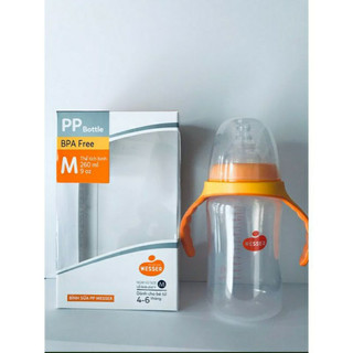 BÌNH SỮA CỔ RỘNG WESSER PP 180ML/260ML