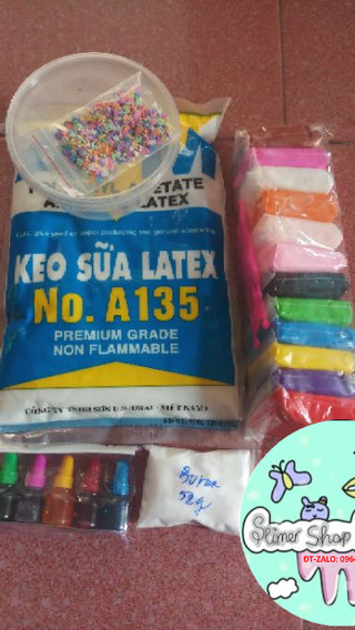 Bộ kit làm slime bơ 6 món