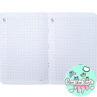 [sỉ ib] Vở 4 ô ly (2x2 mm) Chích bông - 200 trang