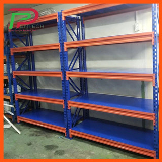 Kệ trung tải, kệ tải nặng, kệ kho hàng 200kg/tầng : dài 2m x rộng 0.5m x cao 1.5m