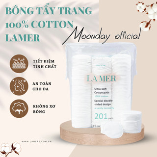 Bông tẩy trang Lamer 201 miếng 100% cotton êm, mịn, sạch, tiết kiệm