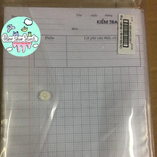 (BÁN SỈ) 10 TẬP GIẤY KIỂM TRA HỒNG HÀ Ô LY (DẦY)