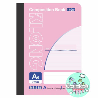 Sổ may dán gáy klong a6 - 140 trang; ms 338