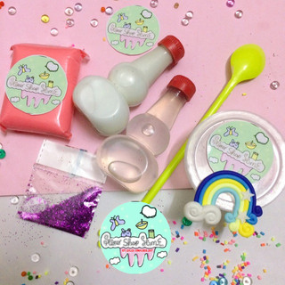 (Có video) bộ kit làm slime bơ siêu rẻ