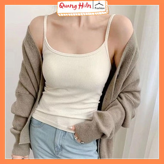 Áo 2 dây có mút ngực hàng quảng châu, áo hai dây nữ ms1117