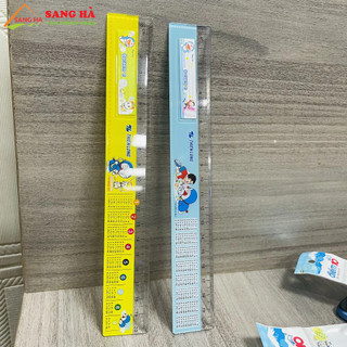 Thước kẻ 20cm nhựa cứng thiên long hình doraemon tp-sr011/do