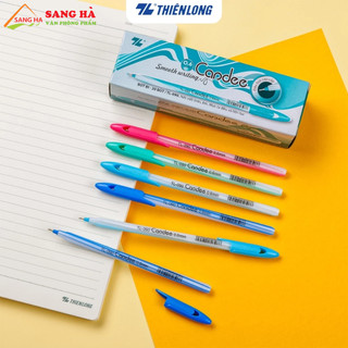 Bút bi thiên long tl-090 ngòi 0.6mm mực xanh