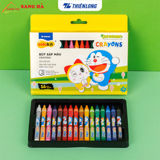 Bút sáp 16 màu colokit doraemon cr-c05/do thiên long
