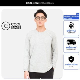 Áo thun nam DÀI TAY Cotton Compact Premium chống nhăn Coolmate